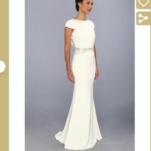 BLUE Badgley Mischka scoop back gown